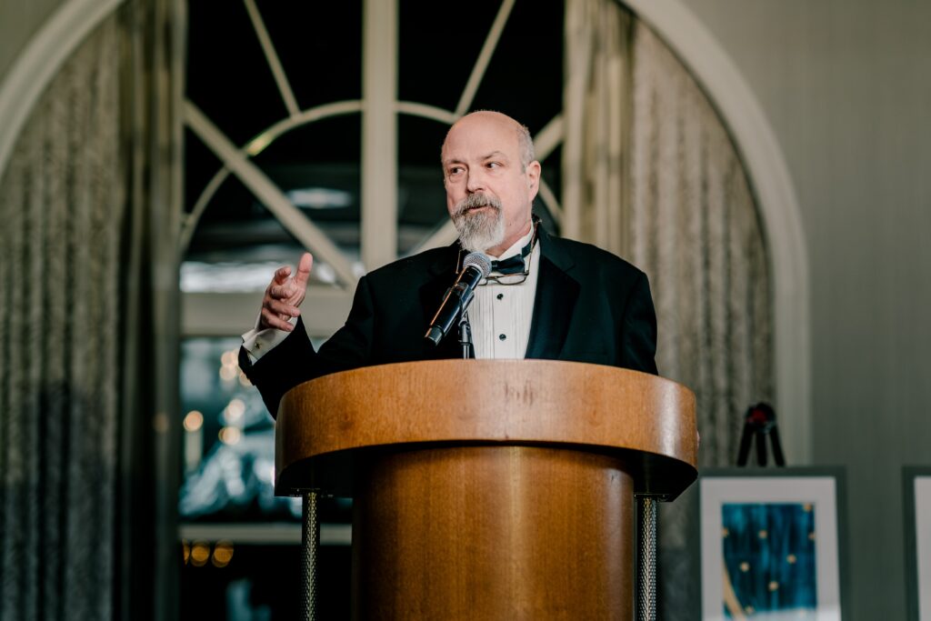 Dr. John Bruchalski of Divine Mercy Care speaking at the annual gala