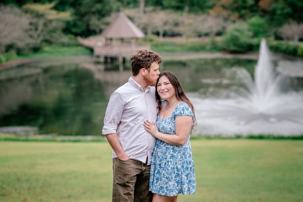 Engagement session at Meadowlark Botanical Gardens