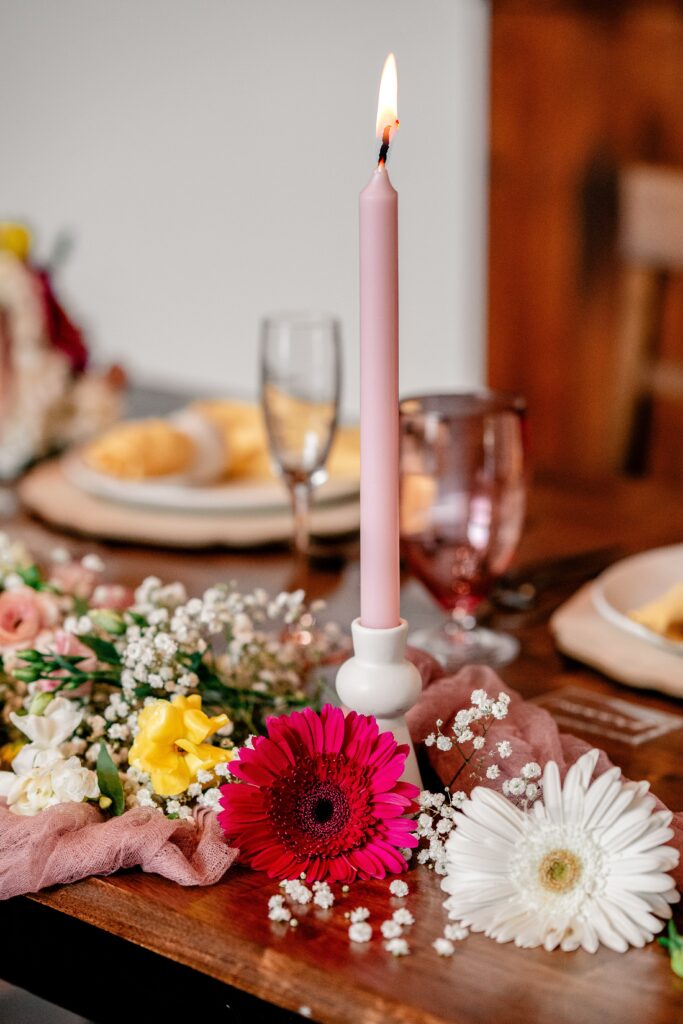 Colorful flowers for a wedding provided by Mystical Rose Flowers in Fairfax Virginia