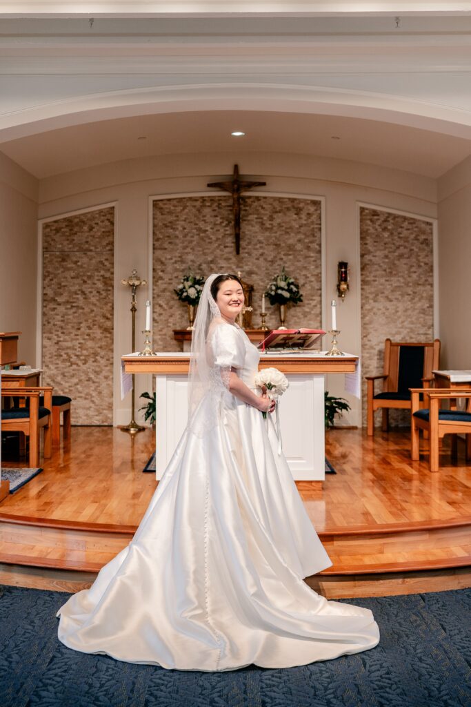 A classic bridal portrait by Northern Virginia wedding photographer