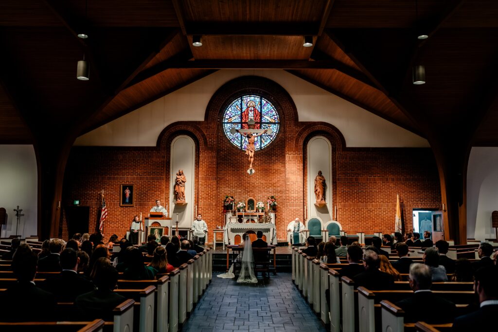 A Winchester VA wedding ceremony at Sacred Heart of Jesus Catholic Church