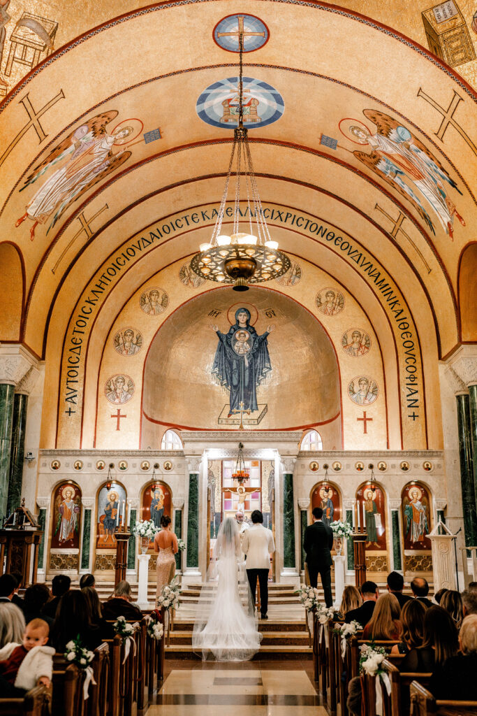 A St. Sophia Greek Orthodox Church wedding in Washington, DC