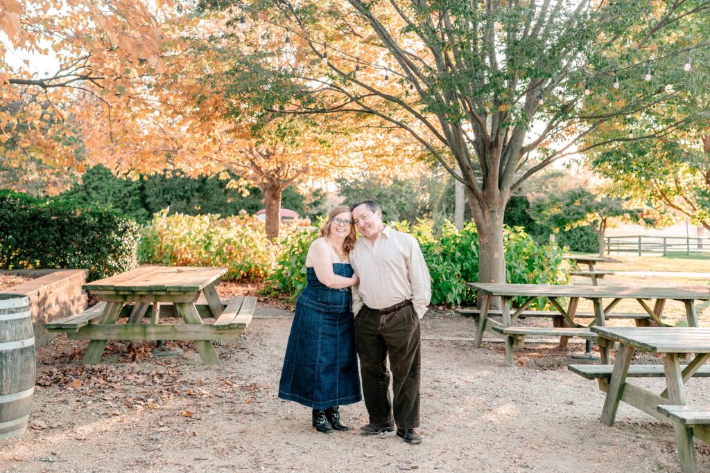 A classic portrait for Maryland engagement photos